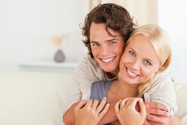 Lovely couple embracing each other — Stock Photo, Image