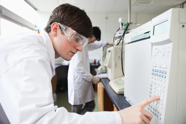 Science student working — Stock Photo, Image