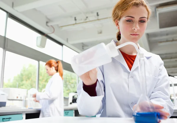 Science students working — Stock Photo, Image