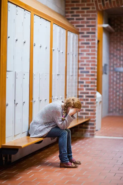 Portrait of a lonely student — Stock Photo, Image