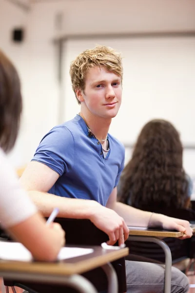 Portrait of a student sitting — Stock Photo, Image