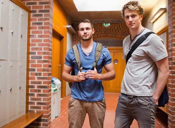 Handsome students posing — Stock Photo, Image