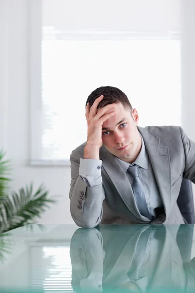 Close up of disappointed businessman — Stock Photo, Image