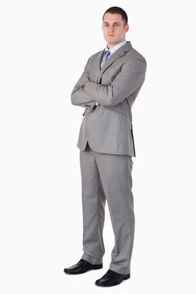 Serious looking businessman — Stock Photo, Image