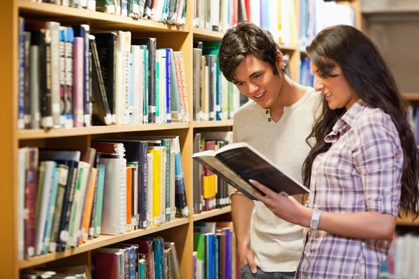 Young adults reading a book Stock Picture