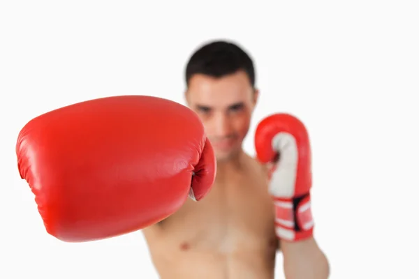 Right fist attacking — Stock Photo, Image