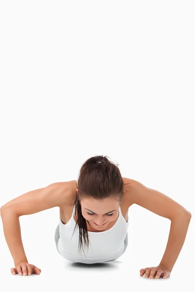 Young female working out — Stock Photo, Image