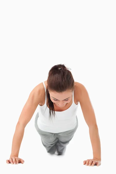 Young woman working out — Stock Photo, Image