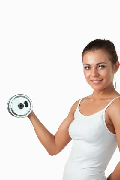Portrait of a young woman working out — Stock Photo, Image