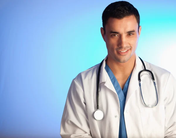 Handsome doctor posing — Stock Photo, Image