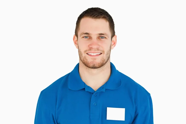 Smiling young sales assistant — Stock Photo, Image