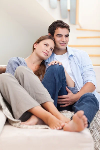Portrait of a lovely couple — Stock Photo, Image