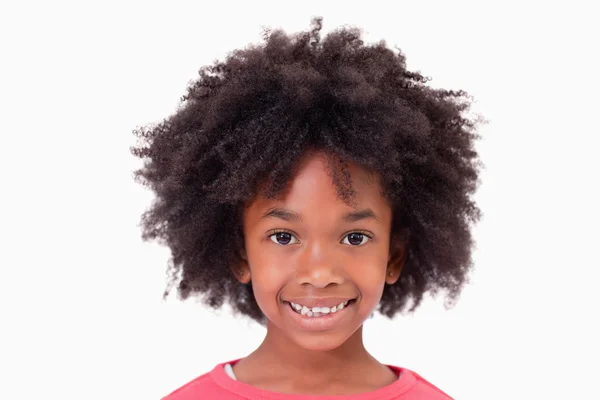 Close up of a smiling girl — Stock Photo, Image