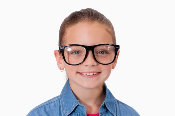 Girl wearing glasses — Stock Photo, Image