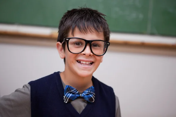 Happy schoolboy posing — Stock Photo, Image