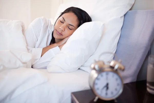 Side view of woman sleeping — Stock Photo, Image