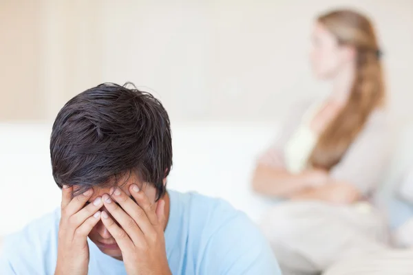 Upset couple after an argument — Stock Photo, Image