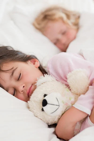 Portrait of calm children sleeping — Stock Photo, Image
