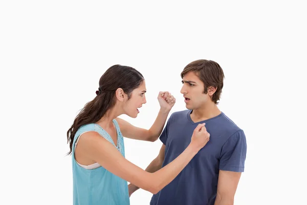 Para kłócąca się — Zdjęcie stockowe