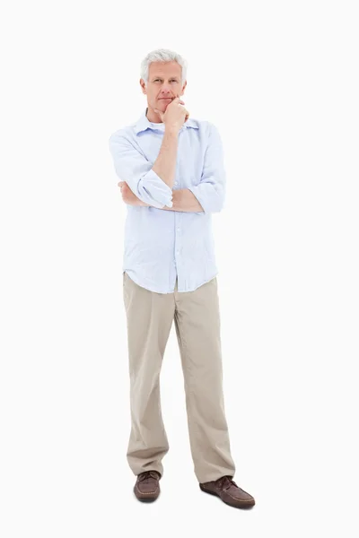 Mature man posing — Stock Photo, Image