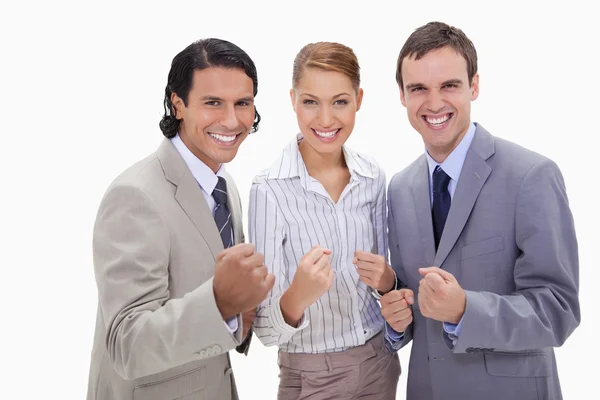 Successful businessteam standing — Stock Photo, Image