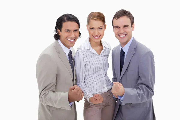 Successful businessteam standing together — Stock Photo, Image