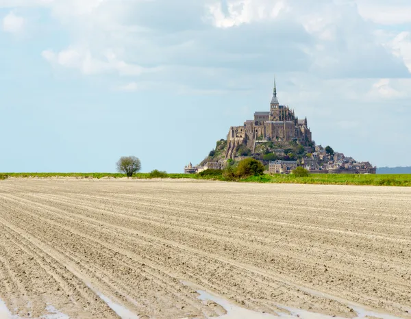 Mont Saint Michel Abbey, Normandia / Bretanha, França — Fotografia de Stock