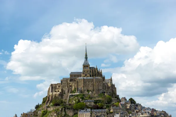 Mont Saint Michel Abbey, Normandía / Bretaña, Francia — Foto de Stock