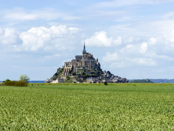 Abdij van Mont saint michel, Normandië / Bretagne, Frankrijk — Stockfoto