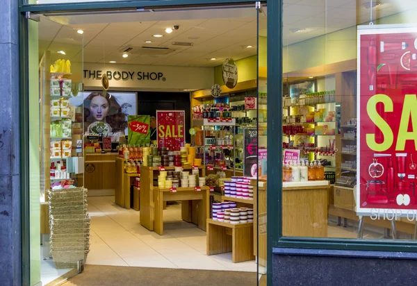 stock image AMSTERDAM - JUN 30, 2012: The Body Shop interior.