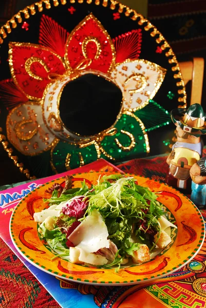 멕시코 샐러드 스톡 사진