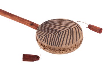 African ethnic handmade drum clipart