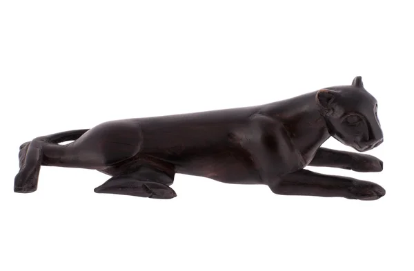 Ebony figurka Panther z Keni — Stock fotografie