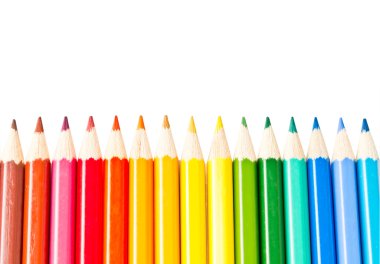 Colored pencils clipart