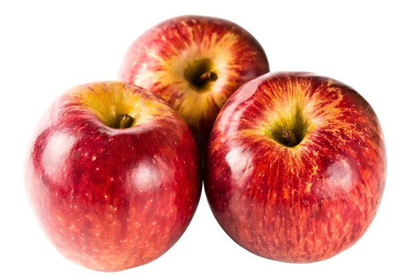 Three red apple — Stock Photo, Image