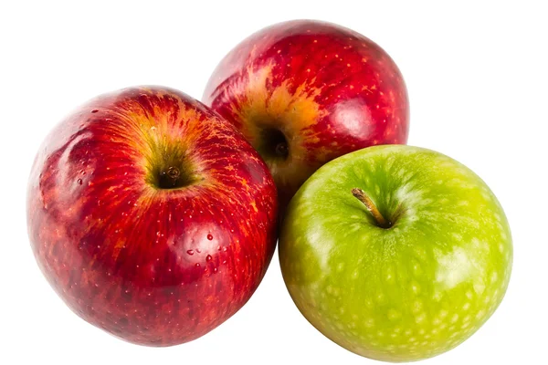 Manzana roja y verde —  Fotos de Stock