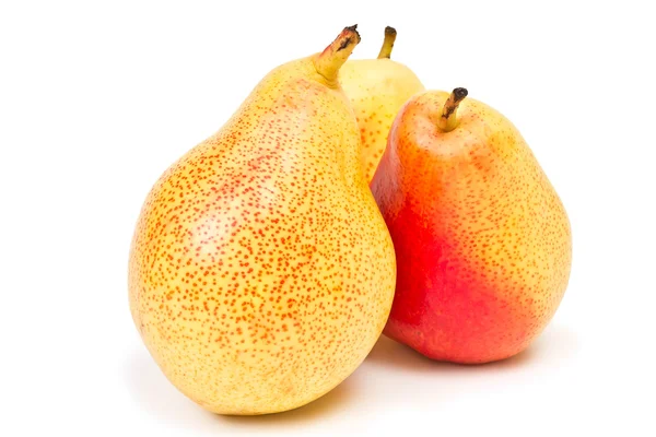 Three yellow pears — Stock Photo, Image