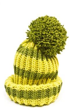 Knitted woolen hat clipart