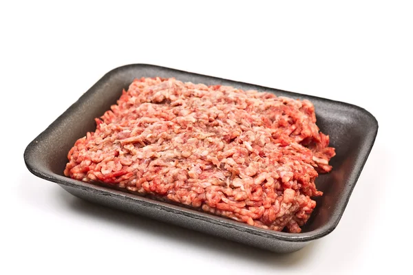 Minced beef in a package — Stock Photo, Image
