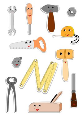 Cartoon tools clipart