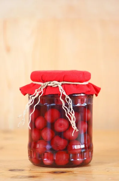 Cherry compote — Stock Photo, Image