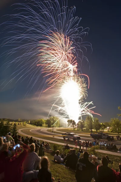 Tűzijáték, Ontario, Stouffville Stock Fotó