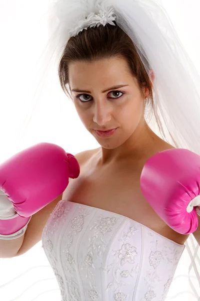 Bruiloft strijd — Stockfoto
