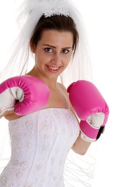 Bruiloft strijd — Stockfoto