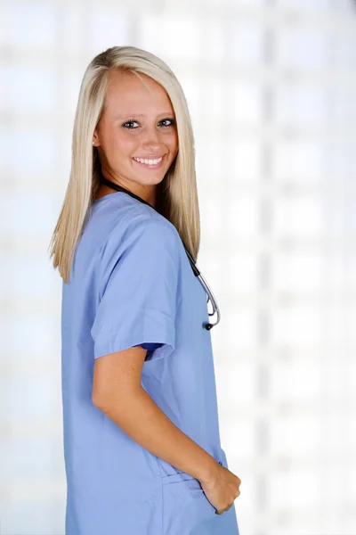 Жіночий медсестра — стокове фото