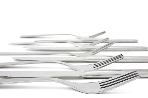 Tenedores y cuchillo — Foto de Stock