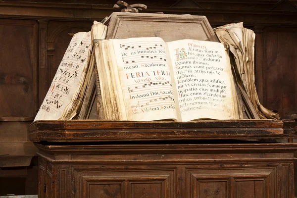 stock image Books of gregorian song