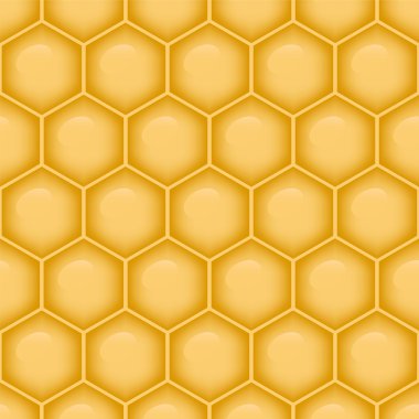 Seamless vector background with structure of honeycomb. clipart