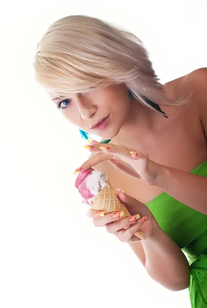 Жінки з морозива — стокове фото
