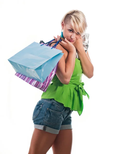 Ženy nakupování — Stock fotografie